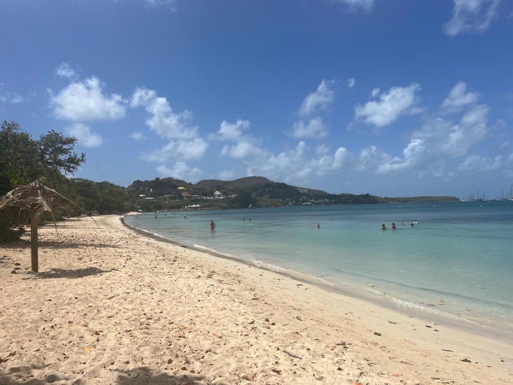 Agreable Appartement En Rez-De-Jardin A 450M De La Mer Sainte-Anne Exteriör bild